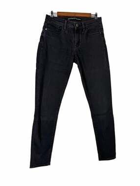 Express Jeans Black Legging Mid Rise Skinny Jeans Size 6R